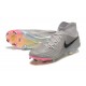 Nike Phantom Luna Elite FG High Top Pink Grey Black Soccer Cleats