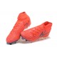 Sale Nike Phantom Luna Elite FG High Top Red Silver Soccer Cleats