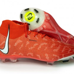 Nike Phantom Luna Elite FG High Top Red Soccer Cleats