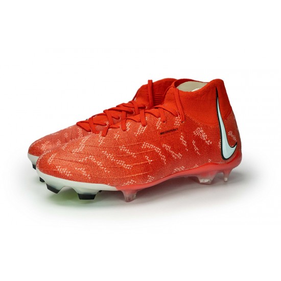 Sale Nike Phantom Luna Elite FG High Top Red Soccer Cleats