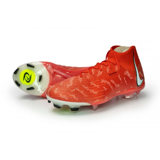 Nike Phantom Luna Elite FG High Top Red Soccer Cleats