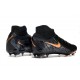 Sale Nike Phantom Luna Elite FG High Top Soccer Cleats Black Orange