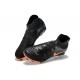 Nike Phantom Luna Elite FG High Top Soccer Cleats Black Orange