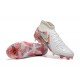 Nike Phantom Luna Elite FG High Top White Orange Soccer Cleats