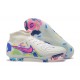 Nike Phantom Luna Elite FG High Top White Pink Blue Soccer Cleats