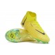 Nike Phantom Luna Elite FG High Top Yellow Black Soccer Cleats