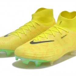 Nike Phantom Luna Elite FG High Top Yellow Black Soccer Cleats