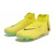 Nike Phantom Luna Elite FG High Top Yellow Black Soccer Cleats