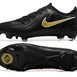 Nike Phantom Luna Elite FG Low Black Gold Soccer Cleats