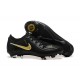 Nike Phantom Luna Elite FG Low Black Gold Soccer Cleats