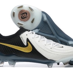 Nike Phantom Luna Elite FG Low Black Gold White Soccer Cleats