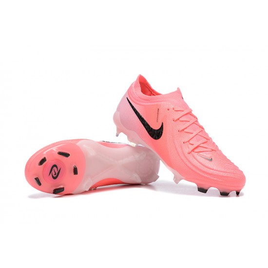 Nike Phantom Luna Elite FG Low Black Pink Soccer Cleats