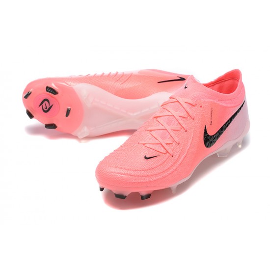 Nike Phantom Luna Elite FG Low Black Pink Soccer Cleats