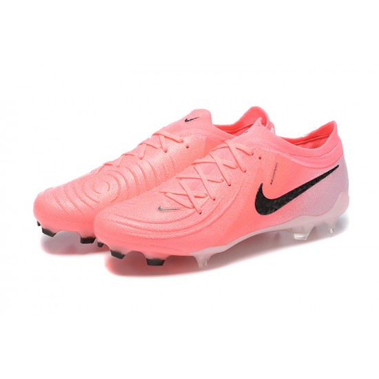 Nike Phantom Luna Elite FG Low Black Pink Soccer Cleats