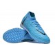 Nike Phantom Luna Elite TF High Top Blue Soccer Cleats