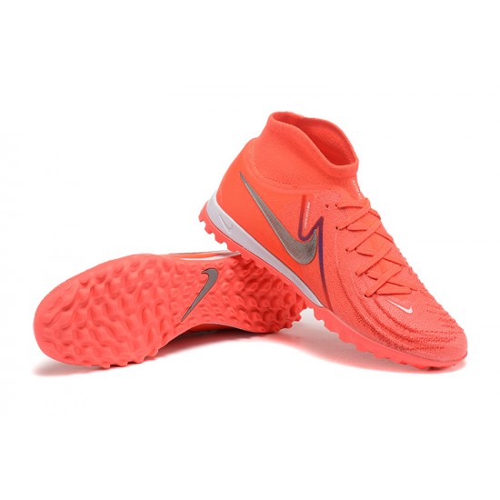 Nike Phantom Luna Elite TF High Top Peach Soccer Cleats