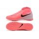 Nike Phantom Luna Elite TF High Top Pink Black Grey Soccer Cleats