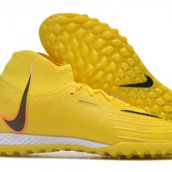 Nike Phantom Luna Elite TF High Top Yellow Soccer Cleats