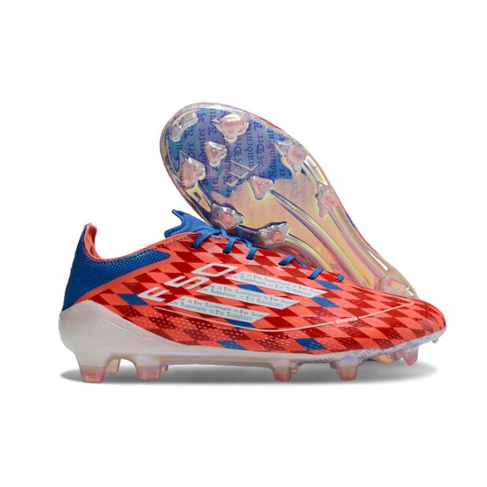 Adidas F50 Elite FG Red Blue White (M) Soccer Cleats