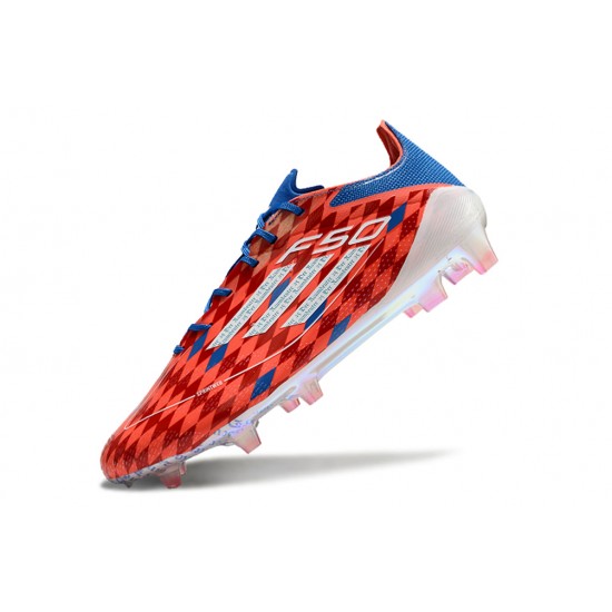 Adidas F50 Elite FG Red Blue White (M) Soccer Cleats