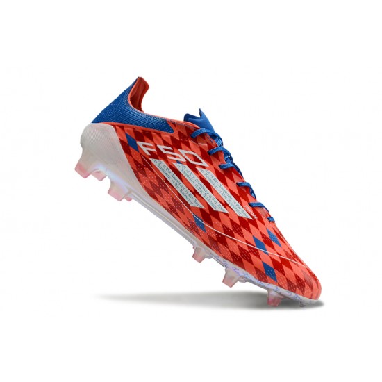 Adidas F50 Elite FG Red Blue White (M) Soccer Cleats