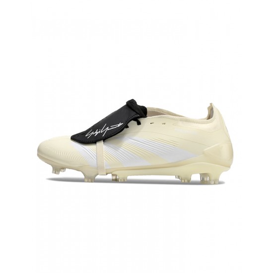 Adidas Predator Accuracy FG Boots (M) Beige Black Soccer Cleats