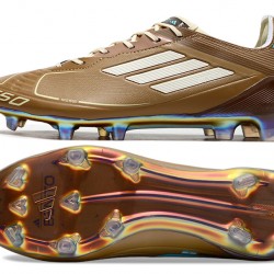 Adidas F50 Elite FG Brown Blue White (M) Soccer Cleats