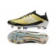 Adidas F50 Elite FG Low Top Gold Black White (M) Soccer Cleats