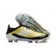 Adidas F50 Elite FG Low Top Gold Black White (M) Soccer Cleats