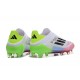 Adidas F50 Elite Laceless FG Low Top White Purple Black (M) Soccer Cleats