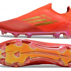 Adidas F50 Elite Laceless FG Red Gold For Men