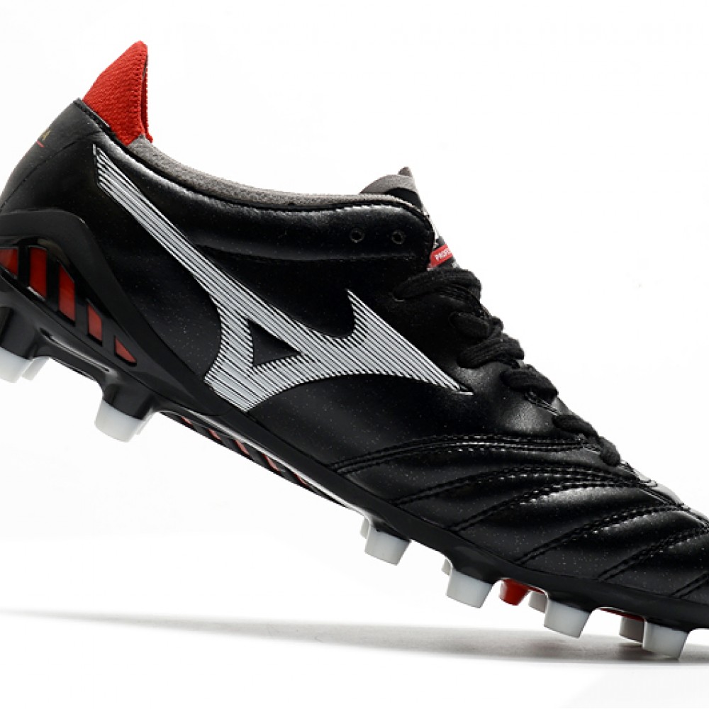 New Mizuno Morelia Neo III Pro FG Black Silver 39-45 Soccer Cleats